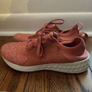 New Balance Pink and White Women's Sneakers